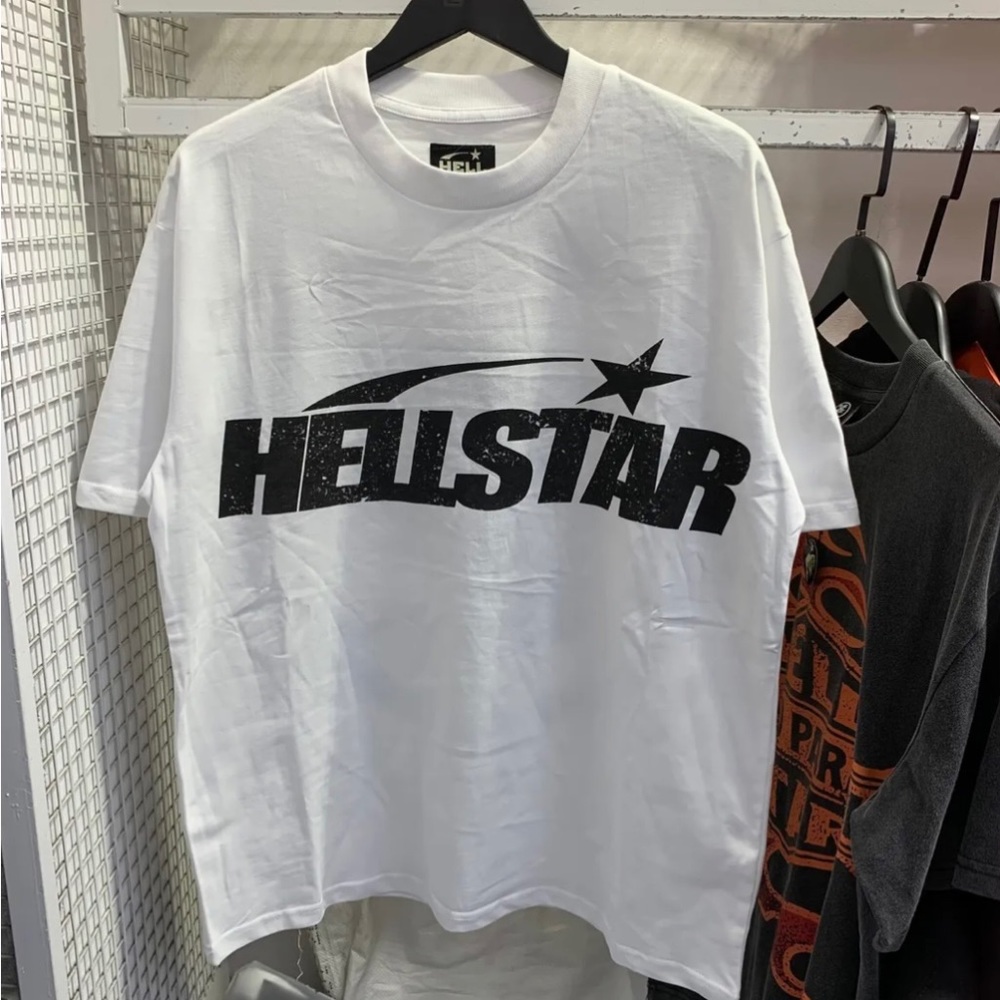 White/black HELLSTAR T-Shirt Size L